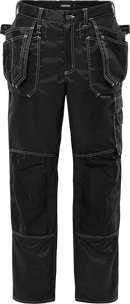 Rakentajan housut 255K AD Musta - Suomen Brodeeraus