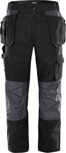 Rakentajan housut 288 PS25 Musta - Suomen Brodeeraus