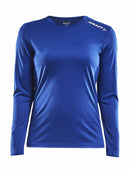 Rush LS Tee Women Cobolt - Suomen Brodeeraus