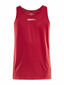Rush Singlet Bright red - Suomen Brodeeraus