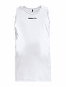 Rush Singlet Jr White - Suomen Brodeeraus