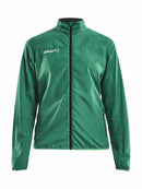 Rush Wind Jkt women Team green - Suomen Brodeeraus