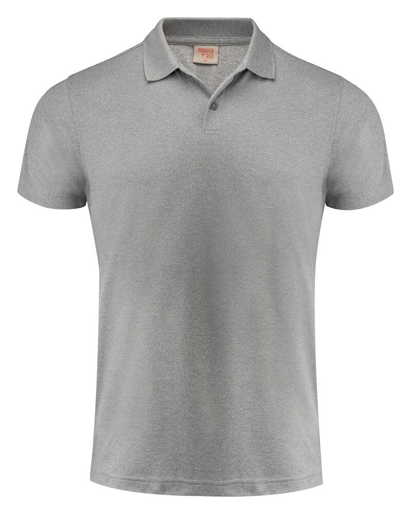 Smash Polo Grey melange XL - Suomen Brodeeraus