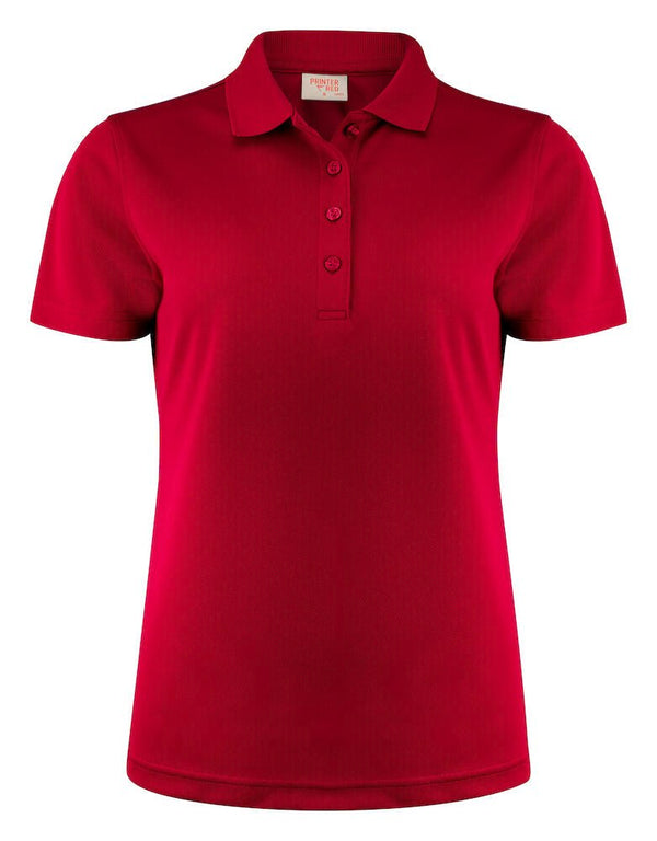 Smash Polo lady Red XL - Suomen Brodeeraus