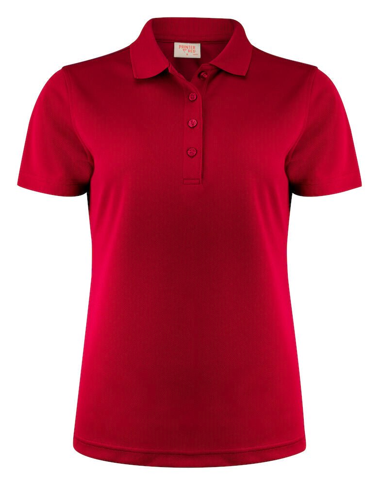 Smash Polo lady Red XXXL - Suomen Brodeeraus