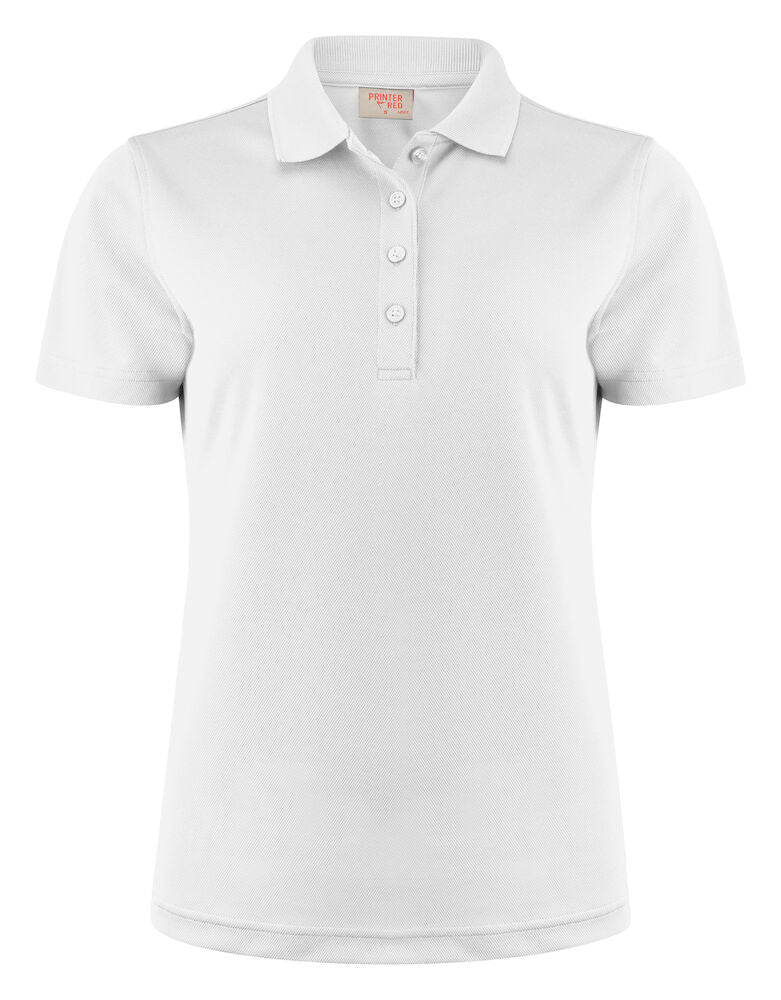 Smash Polo lady White XL - Suomen Brodeeraus