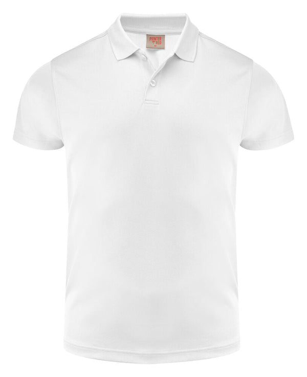 Smash Polo White 4XL - Suomen Brodeeraus