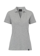 STRETCH PIQUE LADY (GOTS) GREY MEL - Suomen Brodeeraus