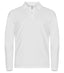 Stretch Premium Polo L/S White - Suomen Brodeeraus