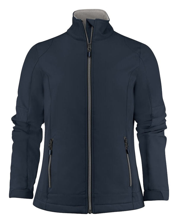 TRIAL LADY SOFTSHELL JACKET dark navy - Suomen Brodeeraus