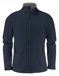 TRIAL SOFTSHELL JACKET dark navy - Suomen Brodeeraus