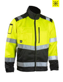 Turvatakki, hv - keltainen - Suomen Brodeeraus