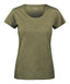 Twoville Lady Organic Slub U - neck Moss Green - Suomen Brodeeraus