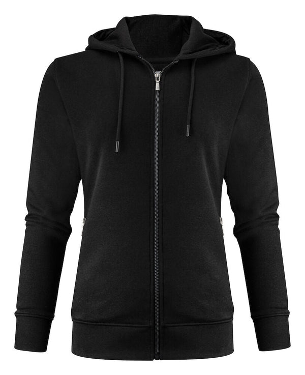 WESTWOOD HEIGHTS WOMAN ZIP HOODIE BLACK M - Suomen Brodeeraus