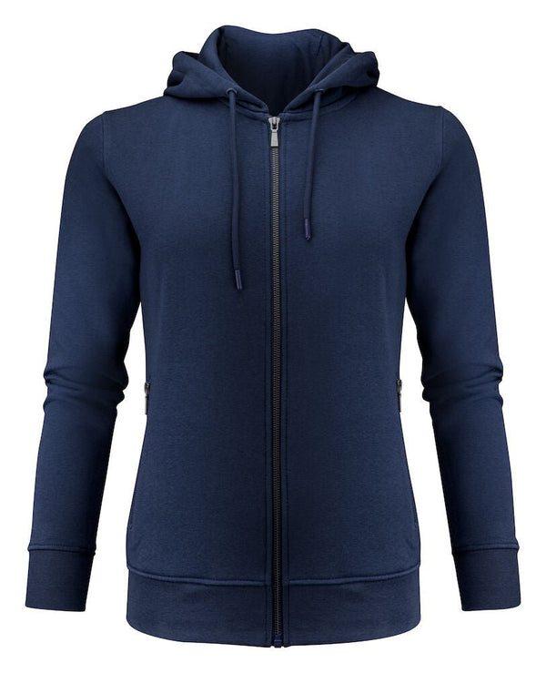 WESTWOOD HEIGHTS WOMAN ZIP HOODIE NAVY L - Suomen Brodeeraus