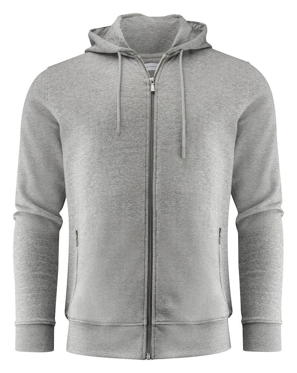 WESTWOOD HEIGHTS ZIP HOODIE GREY MELANGE 3XL - Suomen Brodeeraus