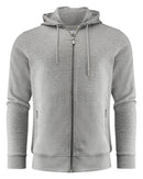 WESTWOOD HEIGHTS ZIP HOODIE GREY MELANGE S - Suomen Brodeeraus