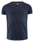 Whailford Organic Slub V - neck Navy L - Suomen Brodeeraus