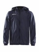 Wind Jacket Jr Navy - Suomen Brodeeraus