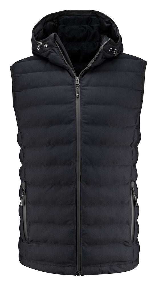 Woodlake Heights vest BLACK - Suomen Brodeeraus