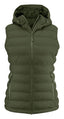 WOODLAKE VEST WOMAN MOSS GREEN - Suomen Brodeeraus