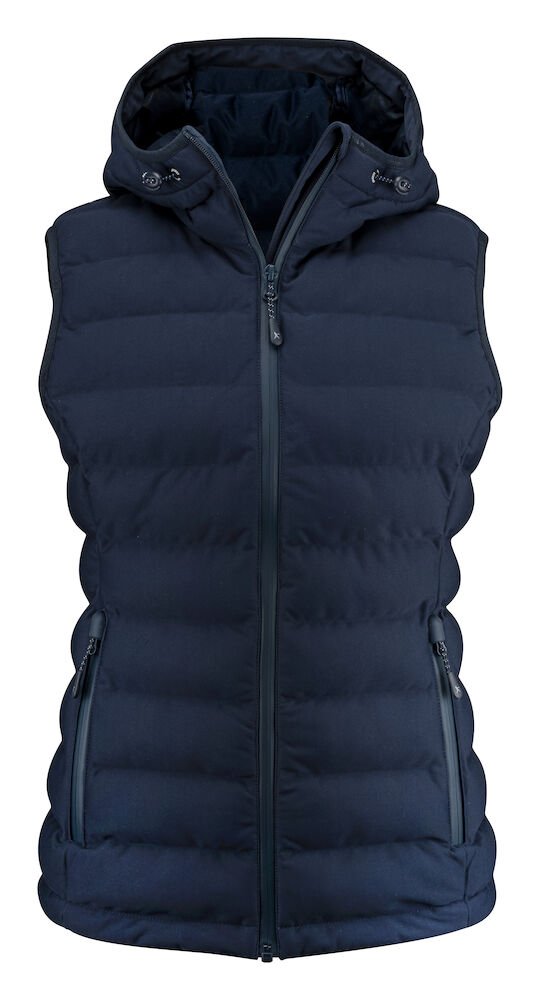 WOODLAKE VEST WOMAN NAVY - Suomen Brodeeraus