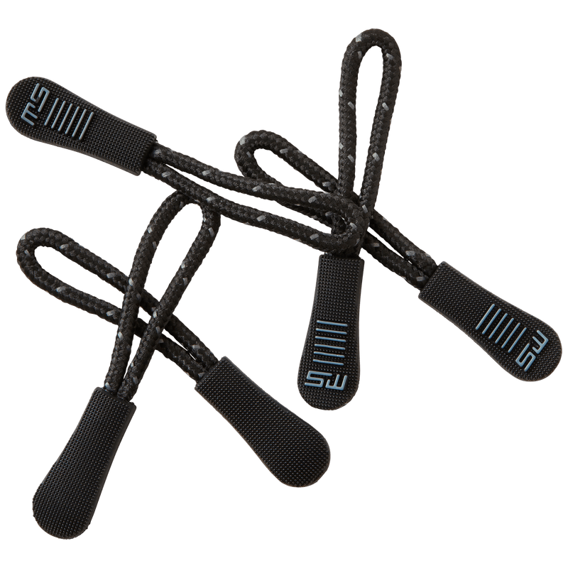 Zip - puller SW 5 - pack Black/reflective ONE SIZE - Suomen Brodeeraus