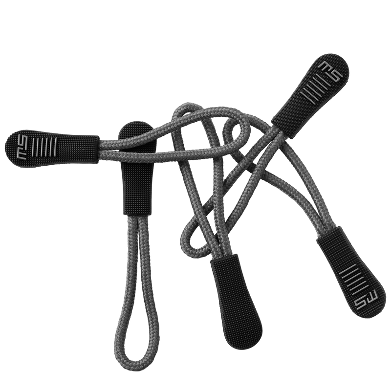 Zip - puller SW 5 - pack Graphite ONE SIZE - Suomen Brodeeraus