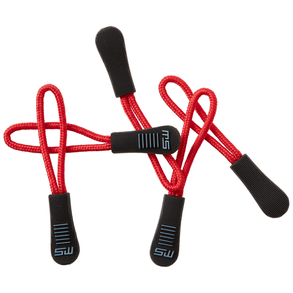 Zip - puller SW 5 - pack Red ONE SIZE - Suomen Brodeeraus