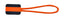 ZIPPER PULLER 4 - PACK ORANGE NEW One Size - Suomen Brodeeraus