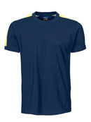 2019 T-SHIRT S.S Navy/Yellow - Suomen Brodeeraus