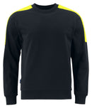 2125 SWEATSHIRT Black/HVyell - Suomen Brodeeraus