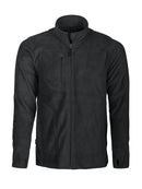 2318 FLEECE JACKET FULL ZIP Black - Suomen Brodeeraus