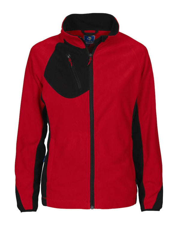 2326 Fleece jacket women Red - Suomen Brodeeraus