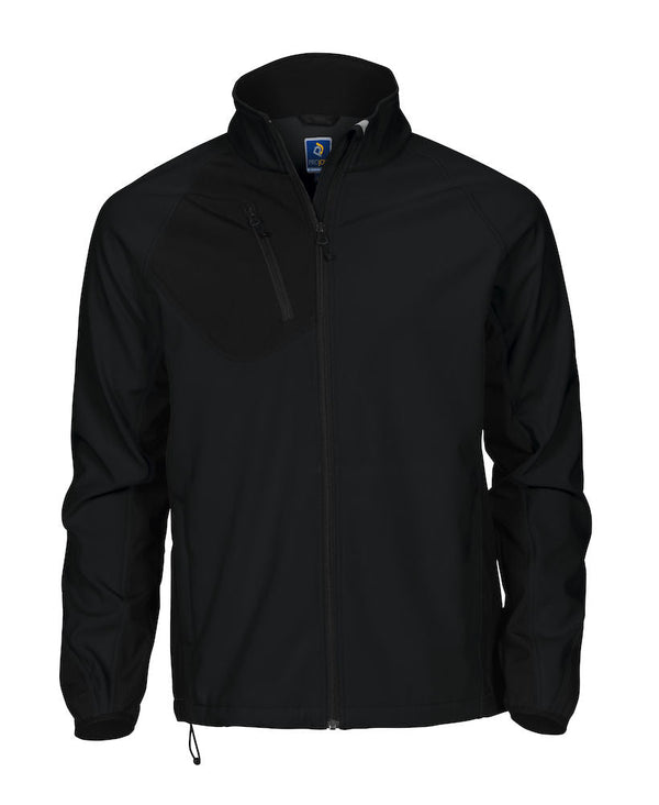 2422 Softshell jacket Black - Suomen Brodeeraus