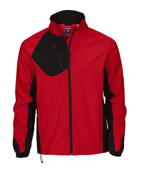 2422 Softshell jacket Red - Suomen Brodeeraus