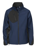 2423 Softshell jacket women Navy - Suomen Brodeeraus