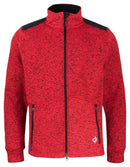 3318 FLEECE JACKET Red - Suomen Brodeeraus