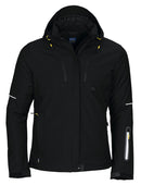 3413 3 LAYER PADDED JACKET Black - Suomen Brodeeraus