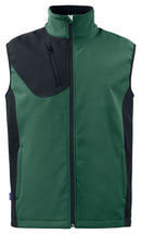3702 VEST SOFTSHELL Forest green - Suomen Brodeeraus