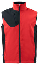 3702 VEST SOFTSHELL Red - Suomen Brodeeraus