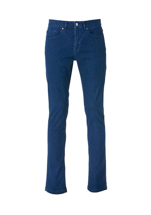 5-Pocket Stretch Denim Pants Denim blue - Suomen Brodeeraus