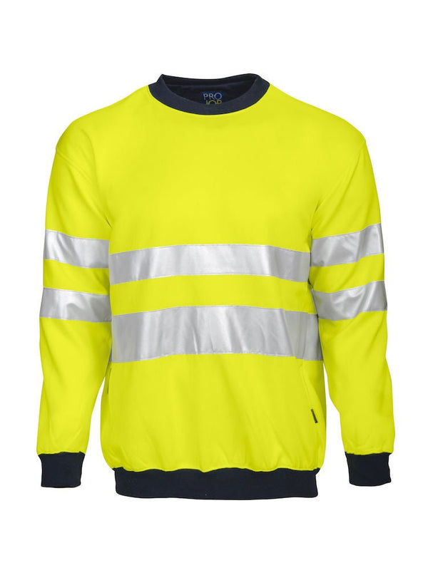 6101 Sweatshirt Hv CL3 yellow - Suomen Brodeeraus