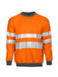 6101 Sweatshirt Hv Orange CL3 - Suomen Brodeeraus