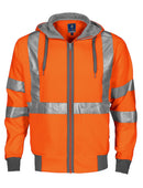 6104 HOOD JACKET HV CL 3 Orange - Suomen Brodeeraus