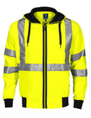 6104 HOOD JACKET HV CL 3 Yellow/Bl - Suomen Brodeeraus
