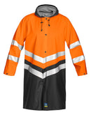 6403 RAINJACKET HV ORANGE/BLCK - Suomen Brodeeraus