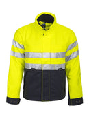 6407 PADDED JACKET YELL/BLACK - Suomen Brodeeraus