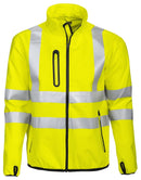 6412 SOFTSHELL EN471 CL3 Yellow/BL - Suomen Brodeeraus