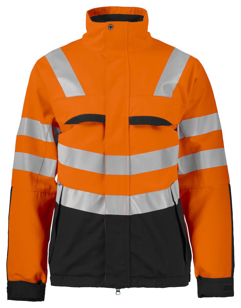 6415 JACKET HV Orange/blck - Suomen Brodeeraus